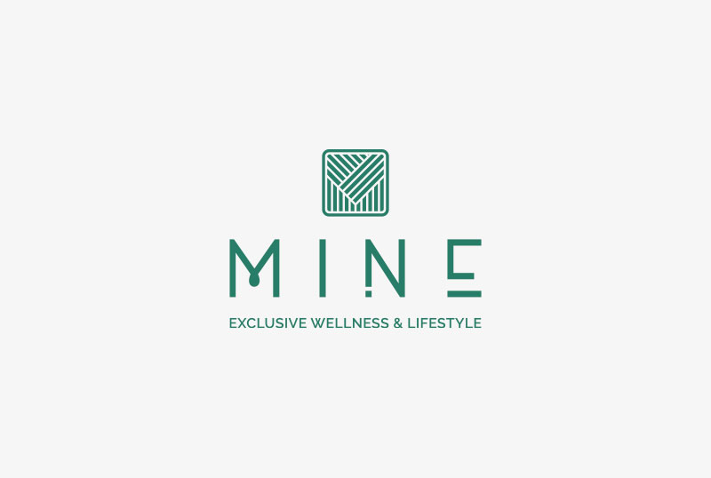 Creazione logo centro benessere e salone di bellezza Mine Dubai