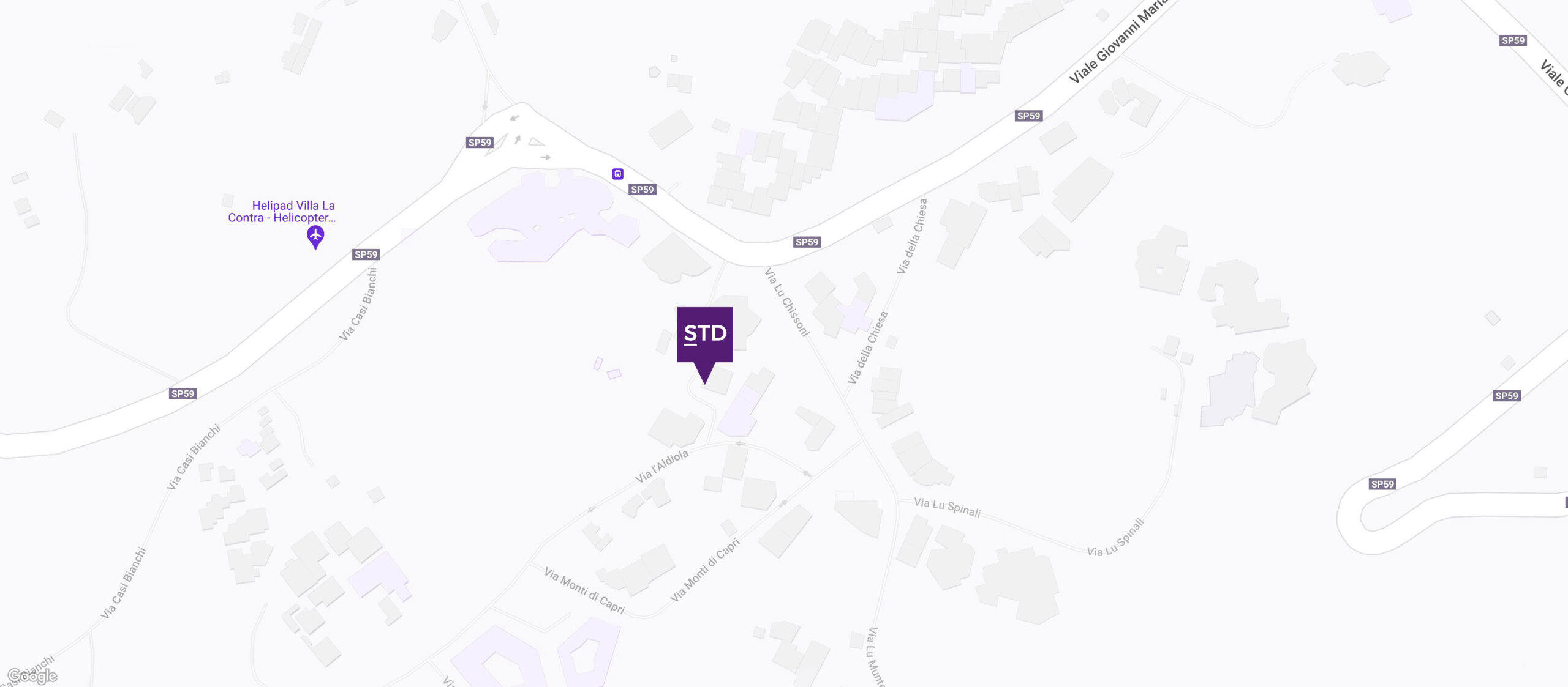 Mappa studio grafico a Porto Cervo